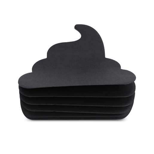 Notas Adhesivas Office Depot Poop Negro 25 hojas