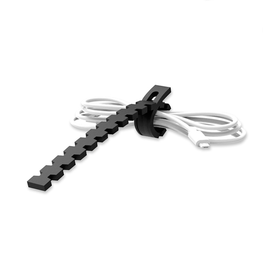 Tiras Organizadoras de Cables Spectra A68B0249 / 8 piezas / Negro