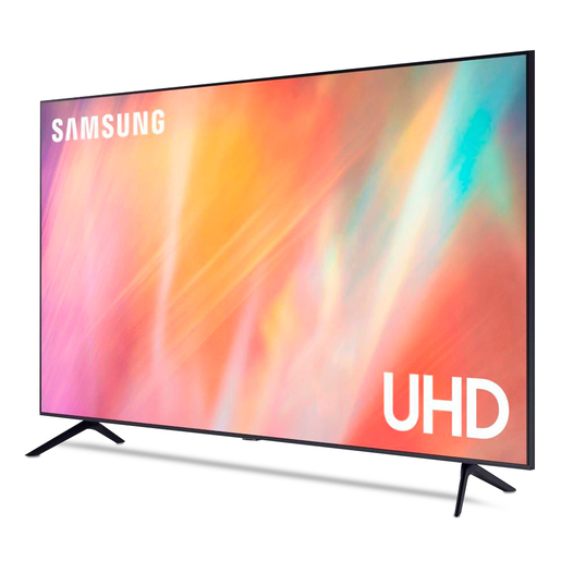 Pantalla Samsung Smart TV 50 pulg. UN50AU7000FXZX LED 4K UHD