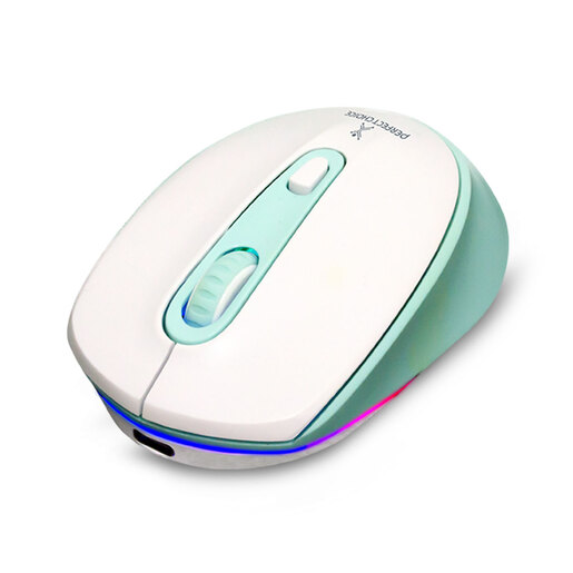 Mouse Inalámbrico Lumiere Perfect Choice / USB / Blanco  
