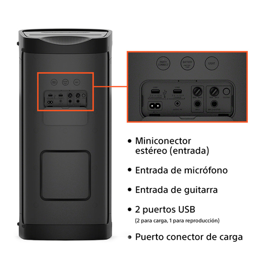 Bocina Bluetooth Sony XP700 / Negro