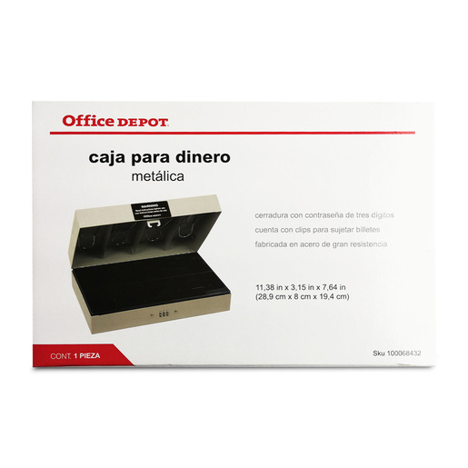 Caja para Dinero Office Depot TS811