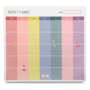 Planeador Mensual en Block Red Top Colores Pastel 50 hojas Planeador Mensual en Block Red Top Colores Pastel 50 hojas