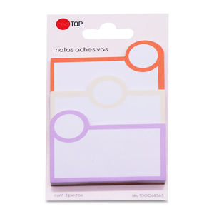 Notas Adhesivas Red Top Tonos Vivos Notas Adhesivas Red Top Tonos Vivos