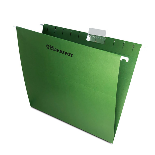Folder Colgante Office Depot Carta Verde 25 piezas