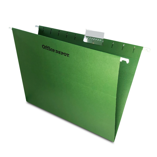 Folder Colgante Oficio Office Depot Verde 25 Piezas