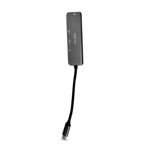 Hub USB-C Spectra MW-F 4 puertos HDMI, 2 USB 3.0 y USB Tipo C