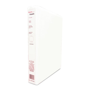 Carpeta Argolla Redonda Office Depot 1 pulg. Blanco Carpeta Argolla Redonda Office Depot 1 pulg. Blanco