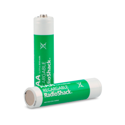 Baterías Recargables AAA RadioShack 850 mAh 2 piezas