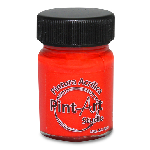 Pintura Acrílica PintArt Studio 307 Rojo Intenso 30 ml
