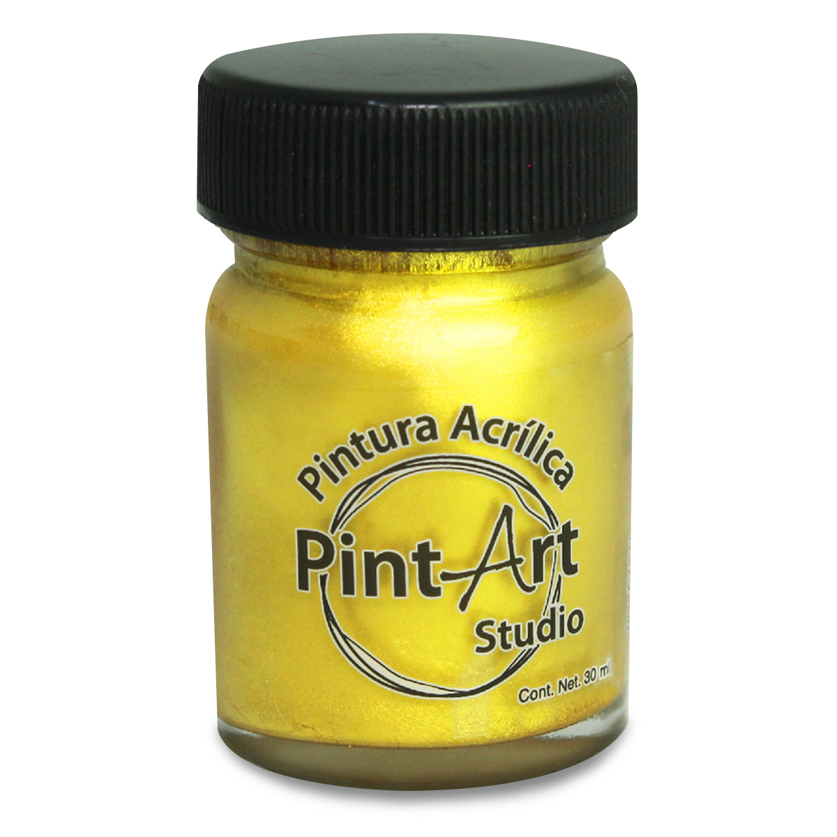 Pintura Acrílica PintArt Studio  Dorado 1 pieza 30 ml | Office Depot  Mexico