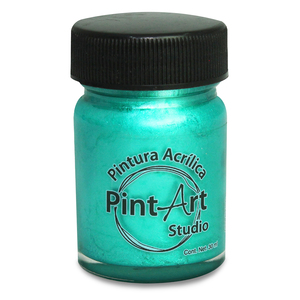 Pintura Acrílica PintArt Studio No.834 / Verde metálico / 1 pieza / 30 ml