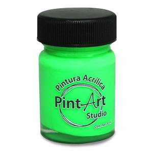Pintura Acrílica Fluorescente PintArt Studio Vidrio No.985 / Verde / 1 pieza / 30 ml 