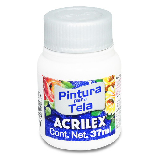 Pintura para Tela Roel Acrilex 519 Blanco 37 ml