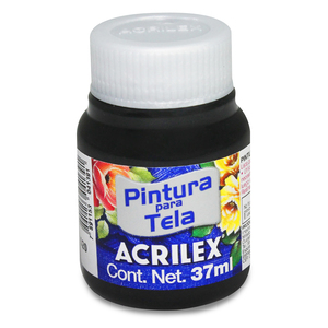 Pintura para Tela Roel Acrilex 520 Negro 37 ml Pintura para Tela Roel Acrilex 520 Negro 37 ml