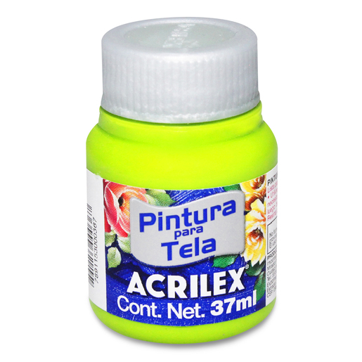 Pintura Textil Acrilex No.802 / Verde manzana / 1 pieza / 37 ml