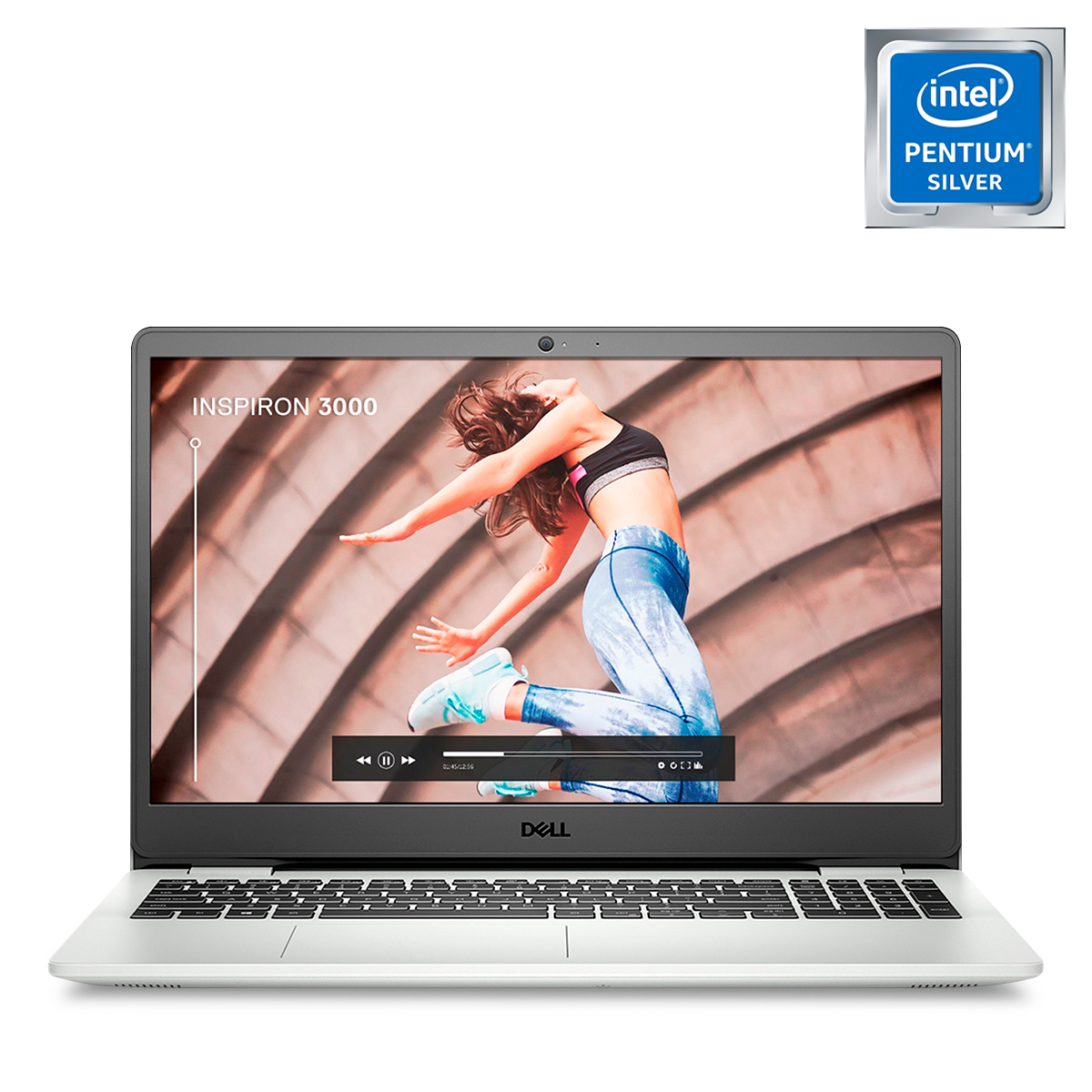 Laptop Dell Inspiron 15 3502 / Intel Pentium Silver / 15.6 Pulg. / 128gb SSD / 8gb RAM / Plata
