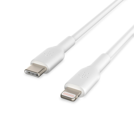 Cable USB-C a Lightning / 1 metro / Blanco 