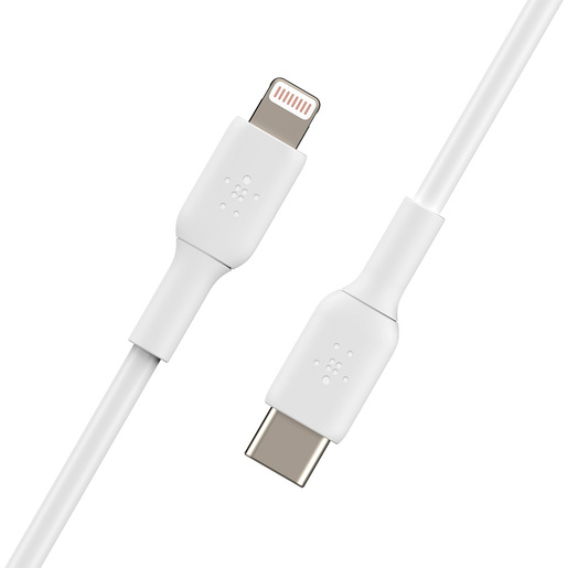 Cable USB-C a Lightning / 1 metro / Blanco 