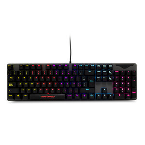 Teclado Gamer Alámbrico Vortred / USB / Iluminación RGB / Negro 