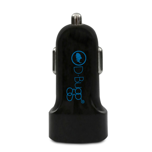 Cargador Doble para Auto Dbugg / USB / Negro 