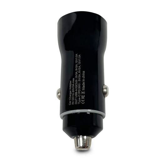 Cargador Doble para Auto Dbugg / USB / Negro