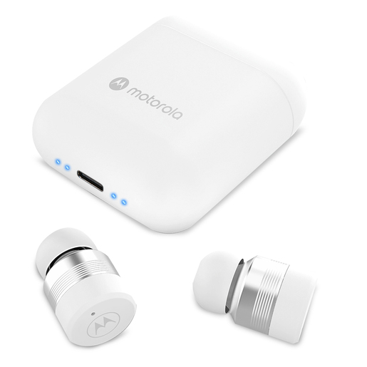 Audífonos Bluetooth Inalámbricos Motorola Moto Buds 120 WH / In ear / True Wireless / Blanco 