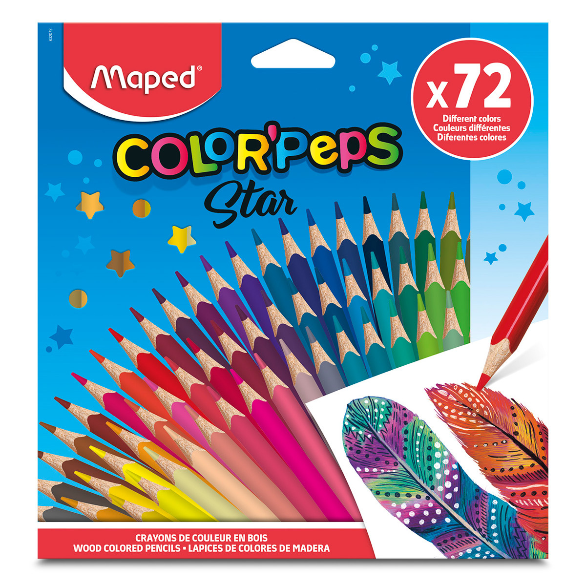 Lápices de Colores Maped Color Peps Star 72 piezas | Office Depot Mexico