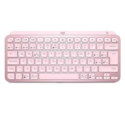 Teclado Inalámbrico Logitech MX Keys Mini Rosa