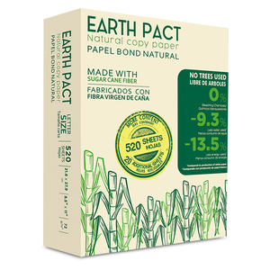 Papel Bond Ecológico Carta Earth Pack Natural / Paquete 520 hojas Papel Bond Ecológico Carta Earth Pack Natural / Paquete 520 hojas