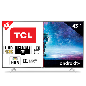 Pantalla TCL Smart TV 43 pulg. 43A445 Led 4K UHD