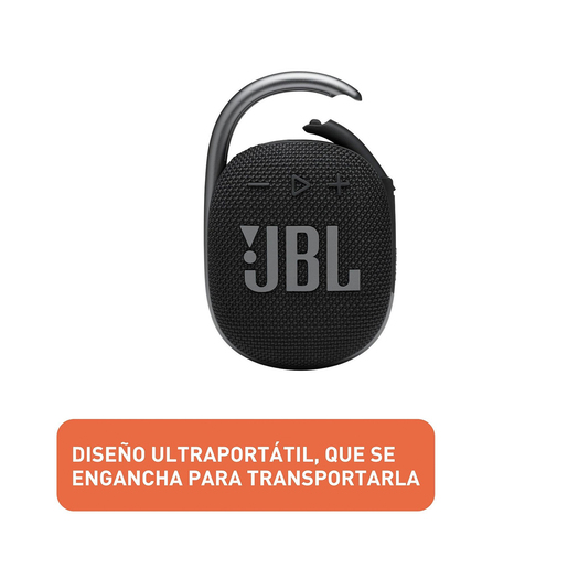 Bocina Bluetooth JBL Clip 4 / Negro