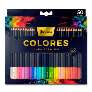 Lápices de Colores Norma Premium 50 piezas