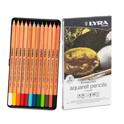 Lápices de Colores Acuarelables Lyra 12 piezas | Office Depot Mexico