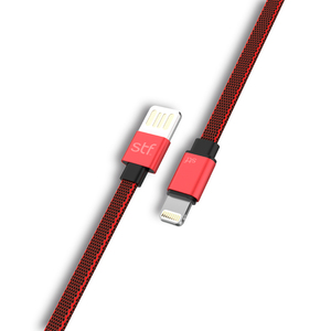 Cable USB - Lightning Stuffactory A02886 / 1 metro / Rojo 