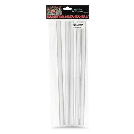 Barras de Silicón Grueso Mercería la Principal 11 mm 5 piezas