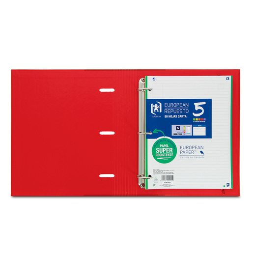 Carpeta Escolar European Raya 80 Hojas