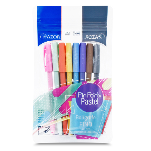 BOLIGRAFO AZOR POINT PASTEL B8 | Office Depot Mexico