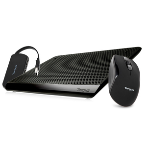 Kit para Laptop Targus con Base Mouse Inalámbrico + Hub USB / Negro Kit para Laptop Targus con Base Mouse Inalámbrico + Hub USB / Negro