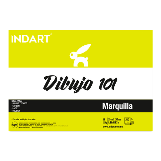 Block Marquilla Roel Indart Dibujo 101 20 hojas
