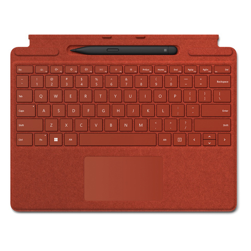 Teclado Inalámbrico con Lápiz Slim 2 Microsoft 8X600082 / Surface Pro 8 / Estándar / Rojo 