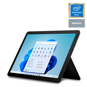Laptop 2 en 1 Microsoft Surface Go 3 Intel Pentium Gold 10.5 pulg. 128gb SSD 8gb RAM Negro Laptop 2 en 1 Microsoft Surface Go 3 Intel Pentium Gold 10.5 pulg. 128gb SSD 8gb RAM Negro