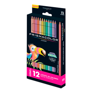 Lápices de Colores Pastel Prismacolor Junior / 12 piezas / 4.0 mm Lápices de Colores Pastel Prismacolor Junior / 12 piezas / 4.0 mm