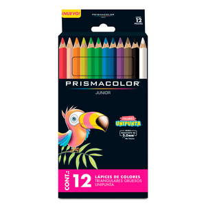 Lápices de Colores Triangulares Prismacolor Junior / 12 piezas / 5.0 mm Lápices de Colores Triangulares Prismacolor Junior / 12 piezas / 5.0 mm