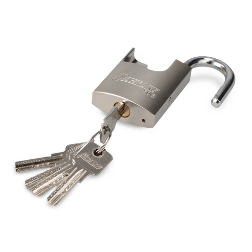 Candado de Máxima Seguridad Silverline / Acero / 50 mm / Plata