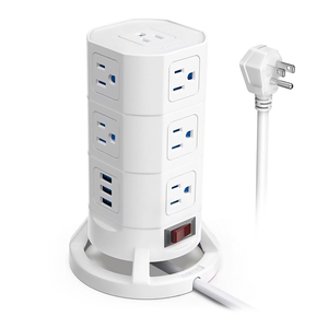 Supresor de Picos Bestek 12001 / 12 contactos / 3 USB / 1625W / Blanco Supresor de Picos Bestek 12001 / 12 contactos / 3 USB / 1625W / Blanco