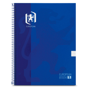 Cuaderno Profesional European Raya Azul 80 hojas 