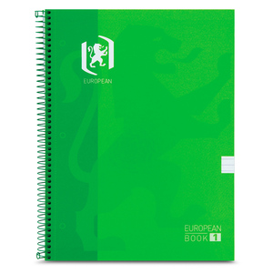 Cuaderno Profesional European Raya Verde 80 hojas