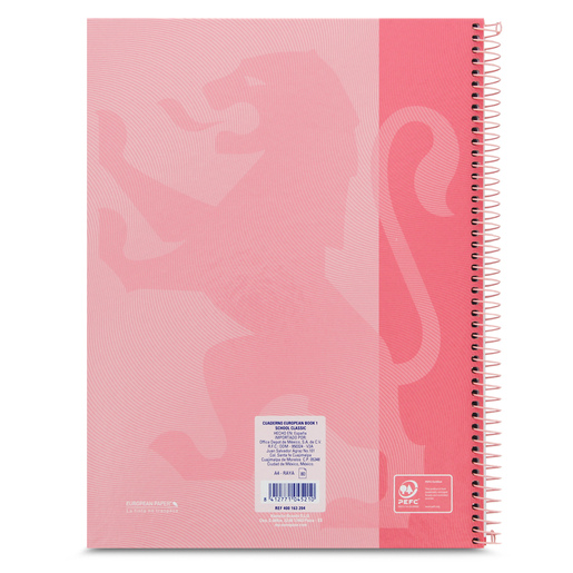 Cuaderno Profesional European Raya Flamingo 80 hojas