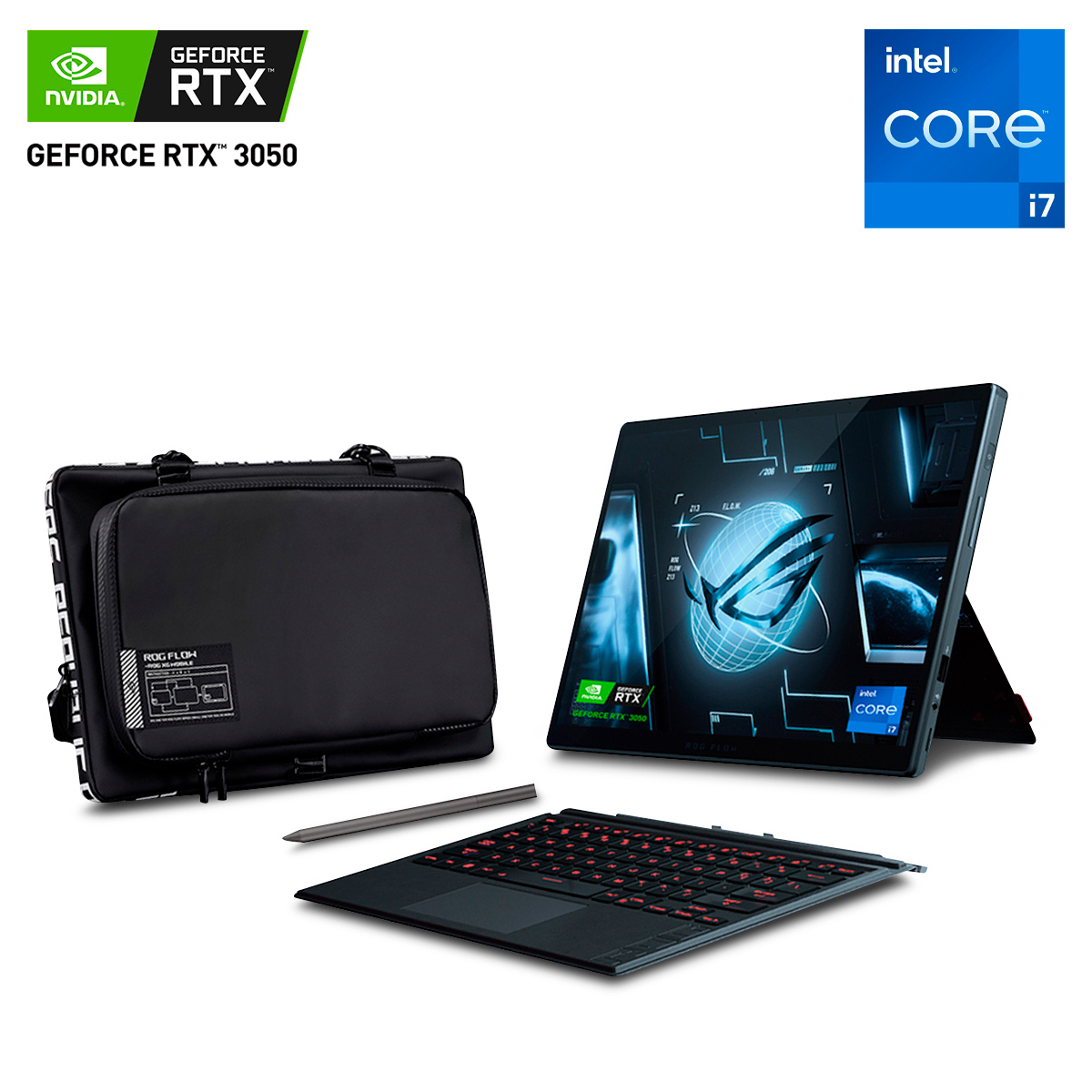 Laptop 2 en 1 Gamer Asus ROG Flow Z13 GeForce RTX 3050 Intel Core i7 12da  Gen  Pulg. 512gb SSD 16gb RAM Negro | Office Depot Mexico